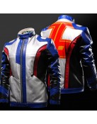 Overwatch video game soldier 76 Cosplay Leather jacket