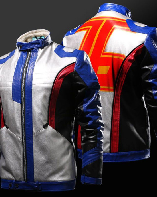 Overwatch video game soldier 76 Cosplay Leather jacket