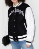Palm Angels 50 Bear Varsity Black and White Jacket Palm Angels 50 Bear Varsity Black and White Jacket
