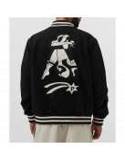 Parra Cloudy Star Varsity Wool Jacket
