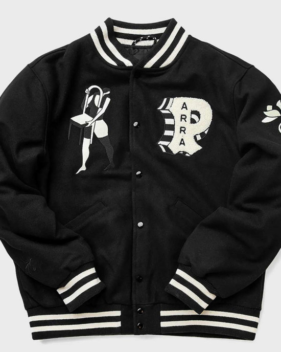Parra Cloudy Star Varsity Wool Jacket Parra Cloudy Star Varsity Wool Jacket