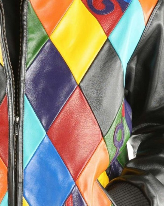 Pelle Pelle Retro Diamond DJ Chubby Chub Leather Jacket Pelle Pelle Retro Diamond DJ Chubby Chub Leather Jacket