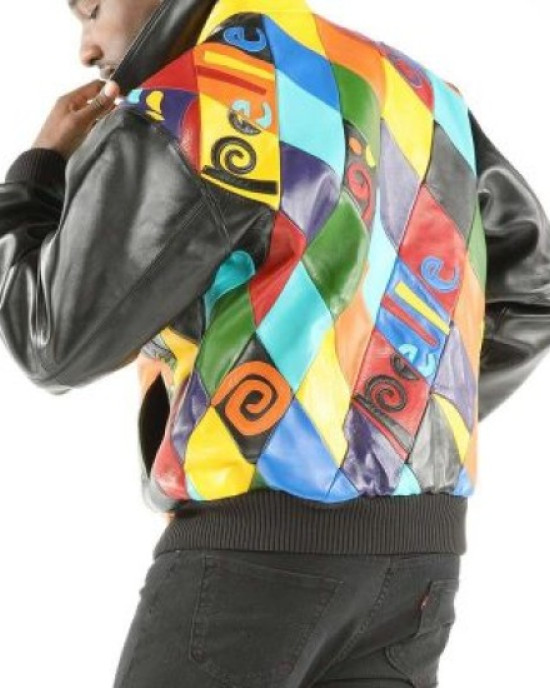 Pelle Pelle Retro Diamond DJ Chubby Chub Leather Jacket Pelle Pelle Retro Diamond DJ Chubby Chub Leather Jacket