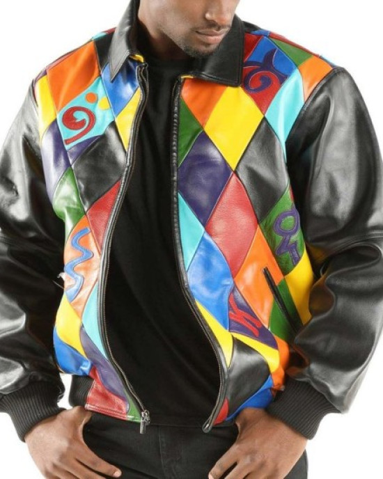 Pelle Pelle Retro Diamond DJ Chubby Chub Leather Jacket Pelle Pelle Retro Diamond DJ Chubby Chub Leather Jacket