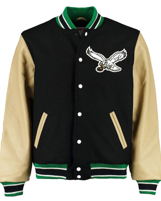 Philadelphia Eagles Kevin Hart Varsity Jacket Philadelphia Eagles Kevin Hart Varsity Jacket