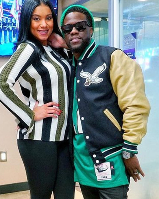 Philadelphia Eagles Kevin Hart Varsity Jacket Philadelphia Eagles Kevin Hart Varsity Jacket