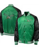 Philadelphia Eagles Lead Off Satin Varsity Jacket