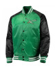 Philadelphia Eagles Lead Off Satin Varsity Jacket