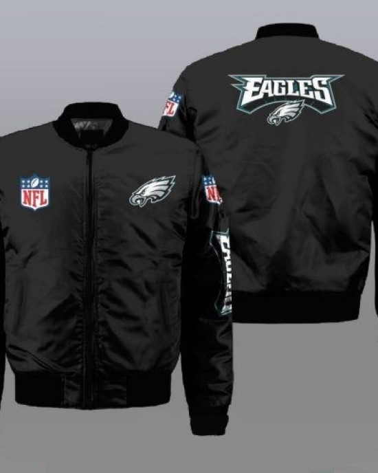 Philadelphia Eagles Mens Bomber Jacket Philadelphia Eagles Mens Bomber Jacket