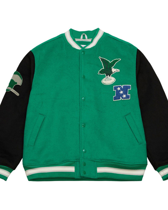 Philadelphia Eagles Team Legacy Varsity Jacket Philadelphia Eagles Team Legacy Varsity Jacket