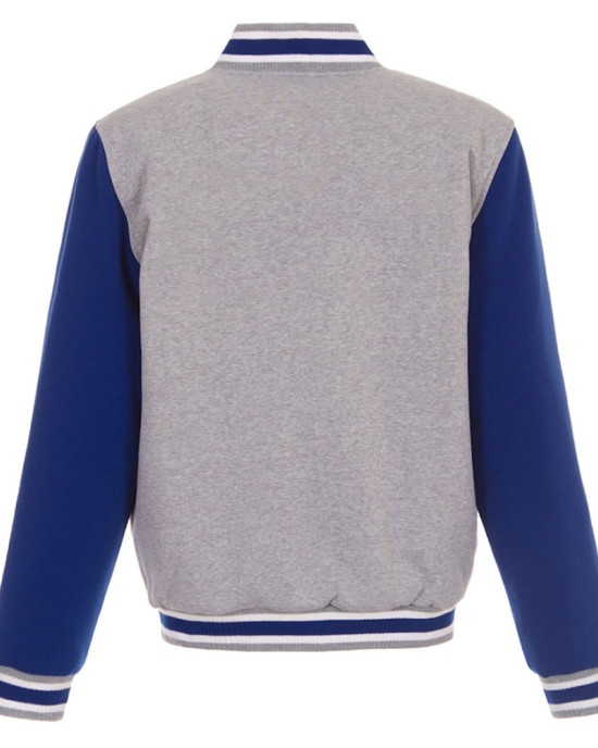 Philadelphia Phillies Gray and Royal Varsity Wool Jacket Philadelphia Phillies Gray and Royal Varsity Wool Jacket