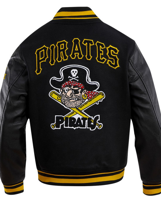 Pittsburgh Pirates Retro Classic Rib Wool Varsity Jacket Pittsburgh Pirates Retro Classic Rib Wool Varsity Jacket