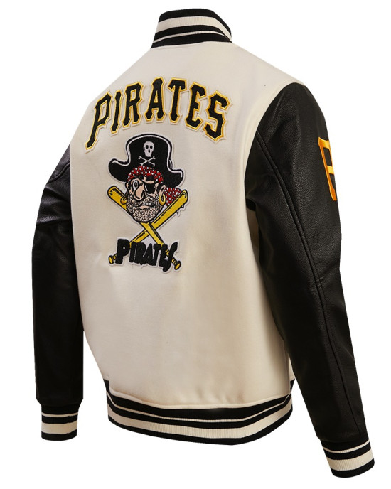 Pittsburgh Pirates Retro Classic Rib Wool Varsity Jacket Pittsburgh Pirates Retro Classic Rib Wool Varsity Jacket