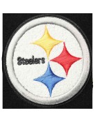 Pittsburgh Steelers Logo Black Letterman Jacket