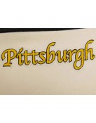 Pittsburgh Steelers Retro Classic Varsity Cream and Black Jacket