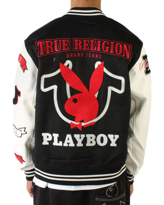 Playboy Club True Religion Varsity Jacket Playboy Club True Religion Varsity Jacket