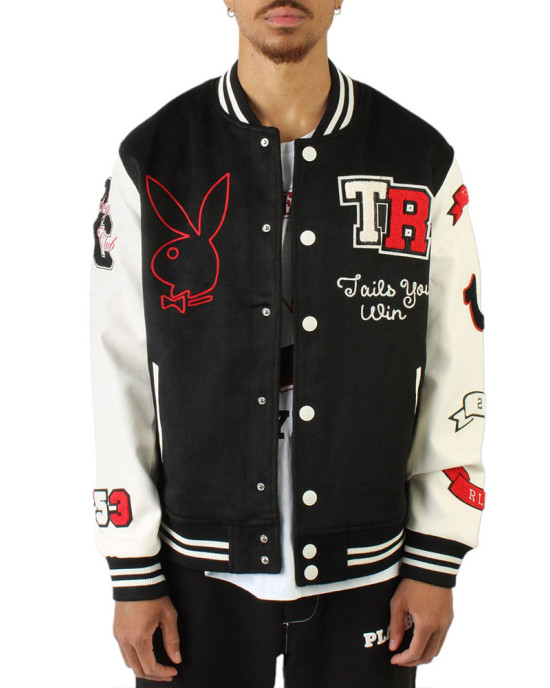 Playboy Club True Religion Varsity Jacket Playboy Club True Religion Varsity Jacket