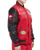 Prep Kansas City Chiefs Red and Black Varsity Jacket Prep Kansas City Chiefs Red and Black Varsity Jacket