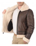 R.A.F Maximus Brown B3 Bomber Jacket