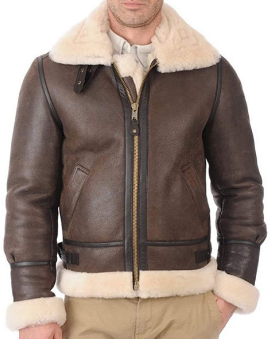 R.A.F Maximus Brown B3 Bomber Jacket R.A.F Maximus Brown B3 Bomber Jacket