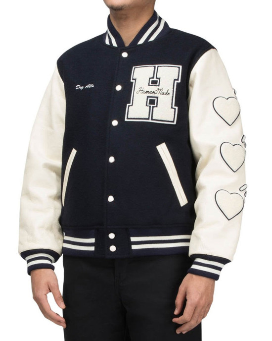 Race Human Made Varsity Jacket Race Human Made Varsity Jacket