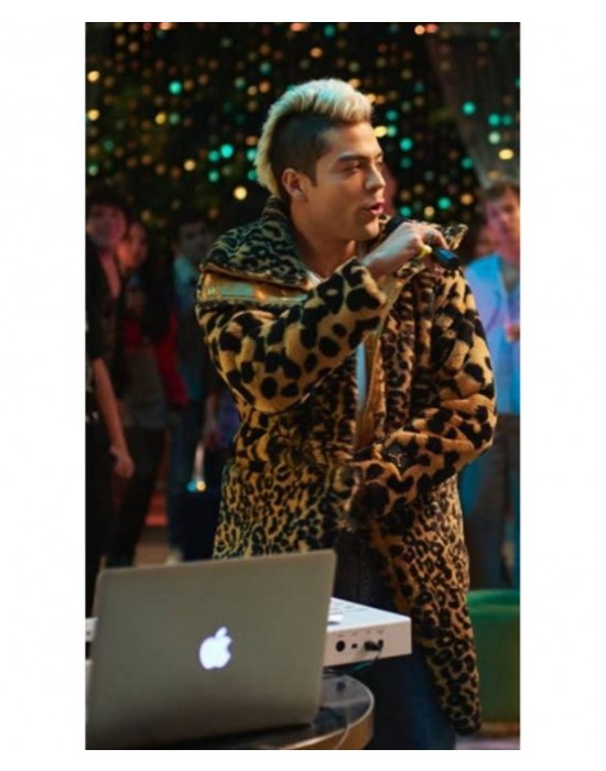 Rebelde 2022 Jeronimo Cantillo Leopard Trench Coat