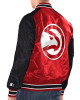 Red/Black Atlanta Hawks Renegade Varsity Satin Jacket Red/Black Atlanta Hawks Renegade Varsity Satin Jacket
