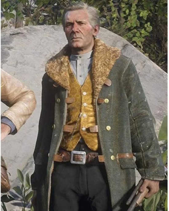 Red Dead Redemption 2 Hosea Matthews Grey Coat Red Dead Redemption 2 Hosea Matthews Grey Coat