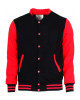 Red and Black Letterman Bomber Varsity Jacket Red and Black Letterman Bomber Varsity Jacket