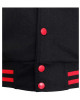Red and Black Letterman Bomber Varsity Jacket Red and Black Letterman Bomber Varsity Jacket