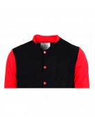 Red and Black Letterman Bomber Varsity Jacket