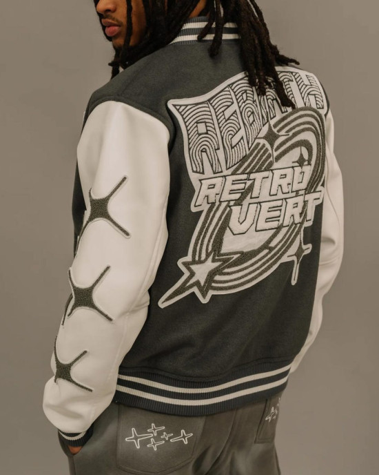Retrovert Rebirth Wool Varsity Jacket Retrovert Rebirth Wool Varsity Jacket