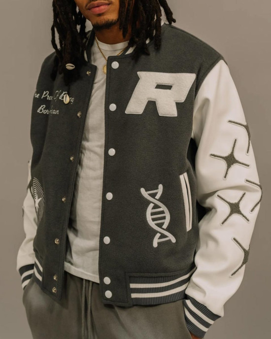 Retrovert Rebirth Wool Varsity Jacket Retrovert Rebirth Wool Varsity Jacket