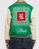 Rhude Green Varsity Jacket Rhude Green Varsity Jacket