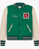 Rhude Green Varsity Jacket Rhude Green Varsity Jacket