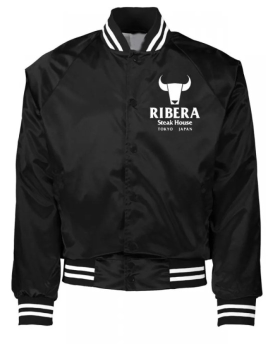 Ribera Wrestling Black Bomber Jacket Ribera Wrestling Black Bomber Jacket