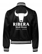 Ribera Wrestling Black Bomber Jacket