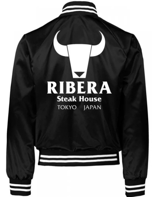 Ribera Wrestling Black Bomber Jacket Ribera Wrestling Black Bomber Jacket