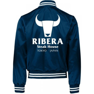 Ribera Wrestling Black Bomber Jacket