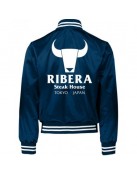 Ribera Wrestling Satin Black Jacket