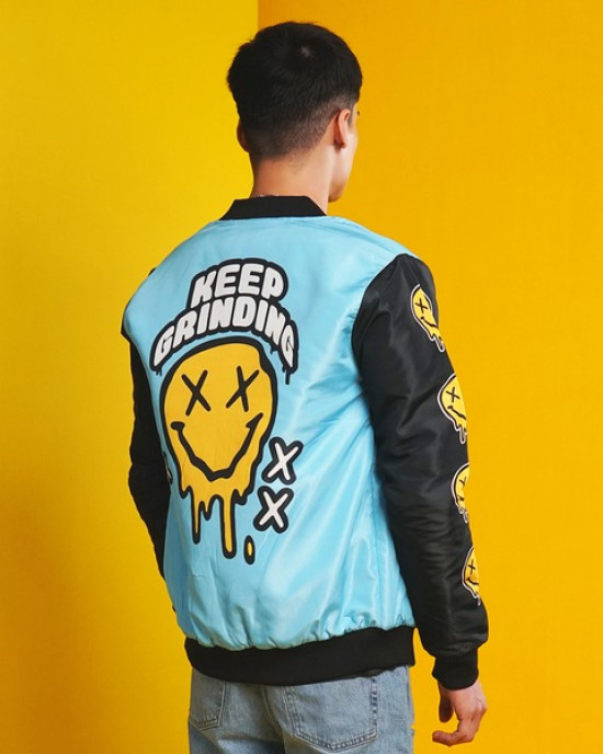 RightLeathers - Keep Grinding Bomber Jacket RightLeathers - Keep Grinding Bomber Jacket