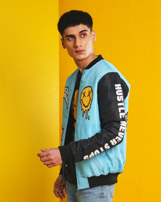 RightLeathers - Keep Grinding Bomber Jacket RightLeathers - Keep Grinding Bomber Jacket