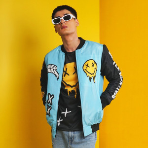 RightLeathers - Keep Grinding Bomber Jacket