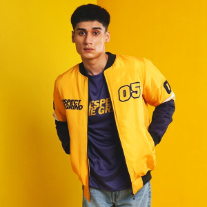 RightLeathers - Respect The Grind Bomber Jacket