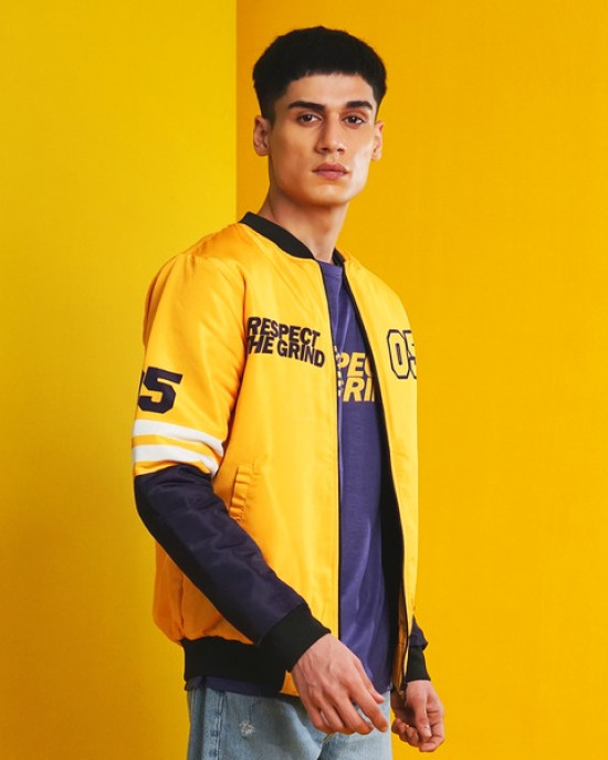 RightLeathers - Respect The Grind Bomber Jacket