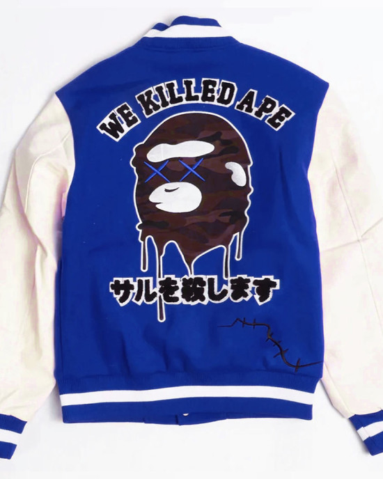 Robert Phillipe We Killed Ape Varsity Jacket Robert Phillipe We Killed Ape Varsity Jacket
