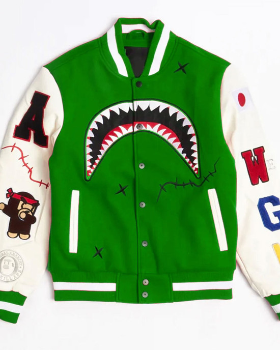 Robert Phillipe We Killed Ape Varsity Jacket Robert Phillipe We Killed Ape Varsity Jacket