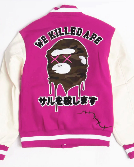 Robert Phillipe We Killed Ape Varsity Jacket Robert Phillipe We Killed Ape Varsity Jacket