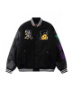 Rocco Black And Brown Varsity Jacket Rocco Black And Brown Varsity Jacket
