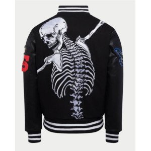 Rod Godspeed Skull Varsity Jacket